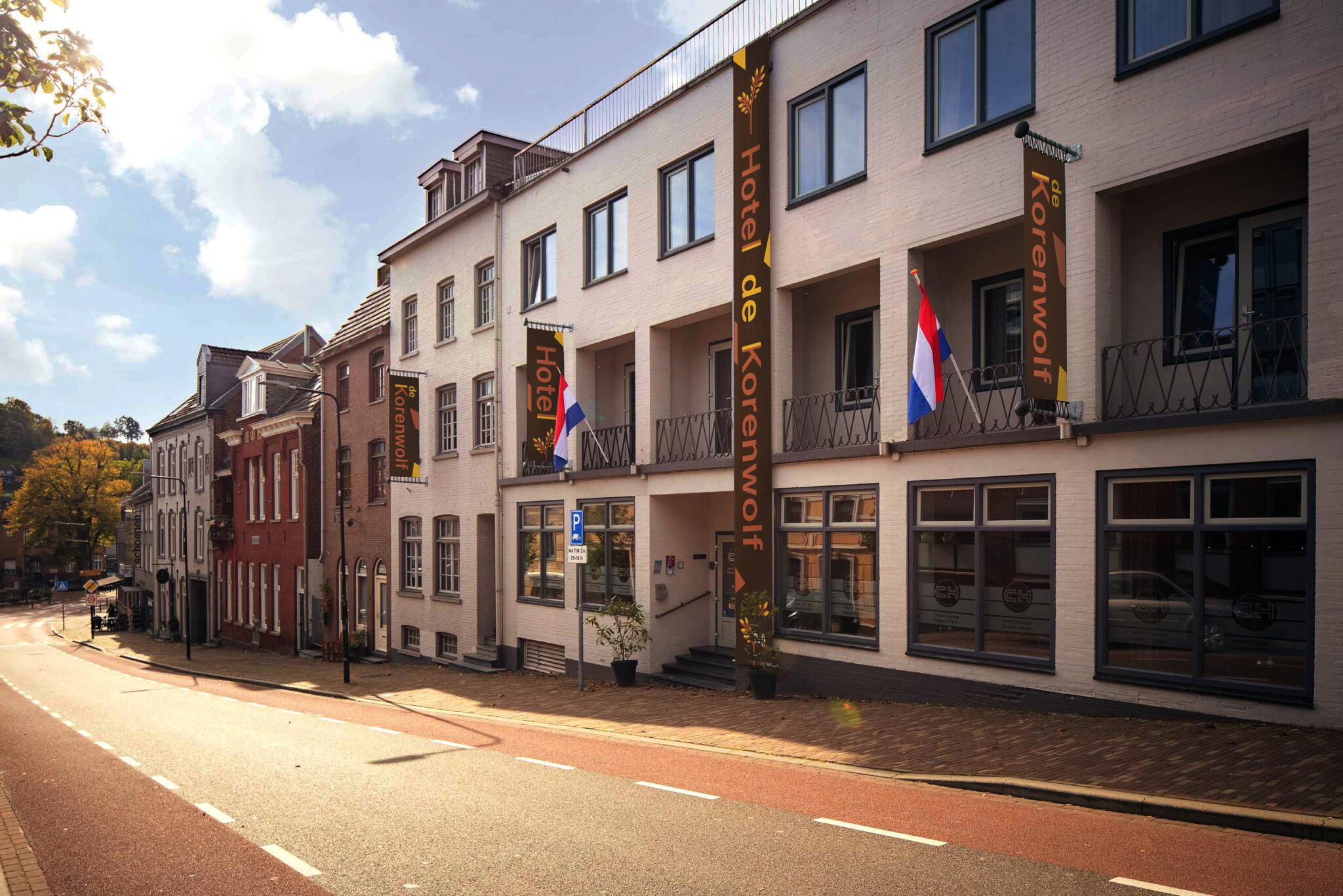 Gevelfoto Hotel de Korenwolf